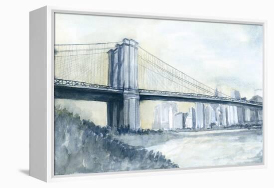 City Bridge I-Megan Meagher-Framed Stretched Canvas