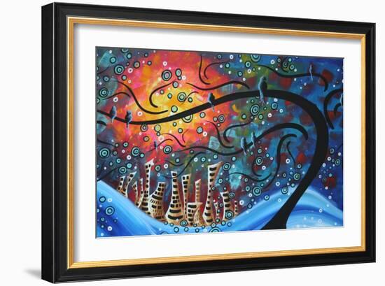 City By The Sea-Megan Aroon Duncanson-Framed Art Print