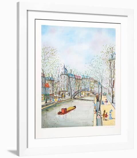 City Canal-Claude Tabet-Framed Limited Edition