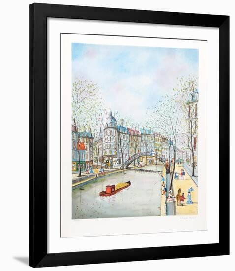 City Canal-Claude Tabet-Framed Limited Edition