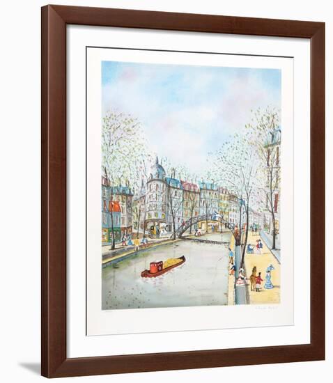 City Canal-Claude Tabet-Framed Limited Edition