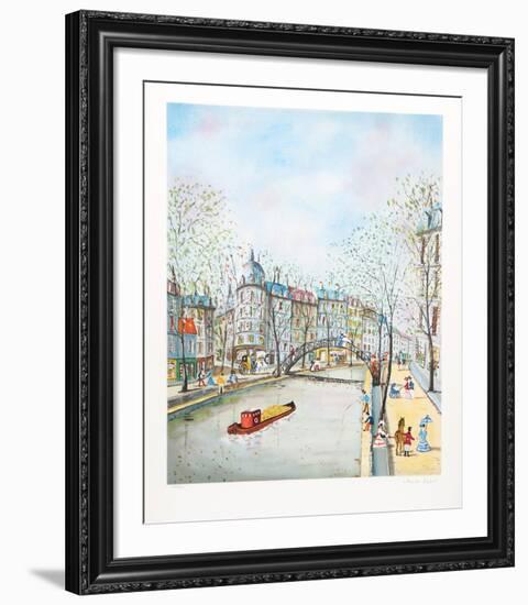 City Canal-Claude Tabet-Framed Limited Edition