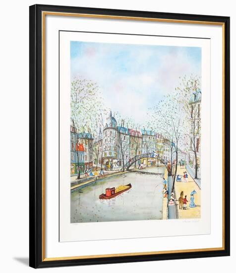 City Canal-Claude Tabet-Framed Limited Edition