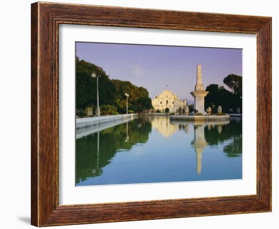 City Cathedral, Vigan, Ilocos Sar Province, Philippines, Southeast Asia-Alain Evrard-Framed Photographic Print