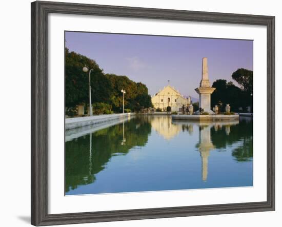 City Cathedral, Vigan, Ilocos Sar Province, Philippines, Southeast Asia-Alain Evrard-Framed Photographic Print