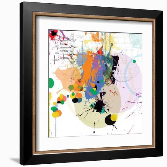 City Center 1-Jan Weiss-Framed Art Print