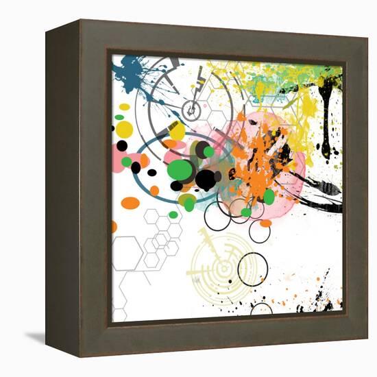 City Center 2-Jan Weiss-Framed Stretched Canvas