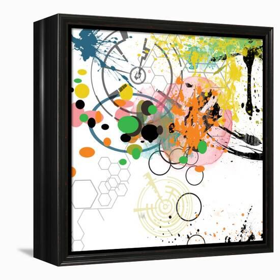 City Center 2-Jan Weiss-Framed Stretched Canvas