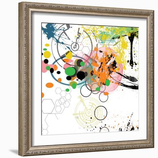 City Center 2-Jan Weiss-Framed Art Print