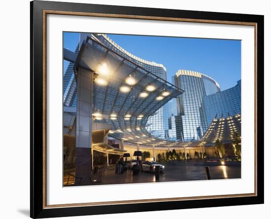 City Center at Dawn, Las Vegas, Nevada, Usa-Walter Bibikow-Framed Photographic Print