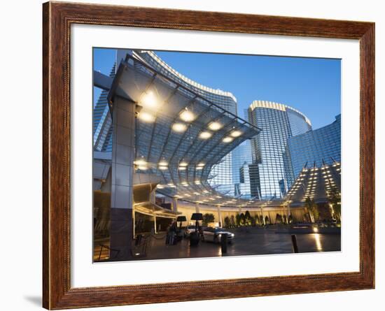 City Center at Dawn, Las Vegas, Nevada, Usa-Walter Bibikow-Framed Photographic Print