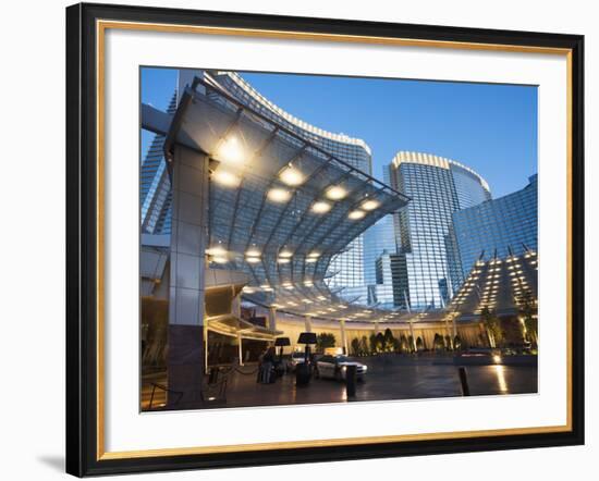 City Center at Dawn, Las Vegas, Nevada, Usa-Walter Bibikow-Framed Photographic Print