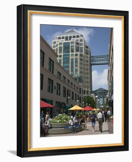 City Center Pedestrian Zone, Downtown Oakland, California-Walter Bibikow-Framed Photographic Print