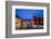 City Center Streets at Dusk in Winter in Reykjavic, Iceland-Chuck Haney-Framed Photographic Print