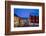 City Center Streets at Dusk in Winter in Reykjavic, Iceland-Chuck Haney-Framed Photographic Print