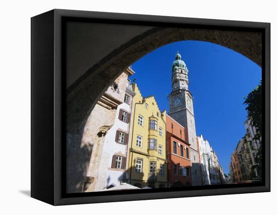 City Centre, Innsbruck, Tirol (Tyrol), Austria, Europe-Gavin Hellier-Framed Premier Image Canvas