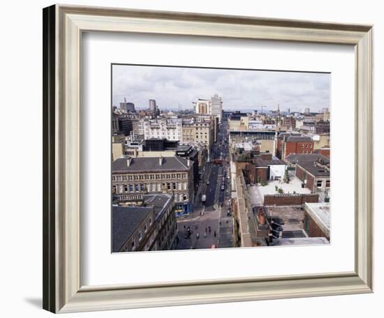 City Centre Skyline, Glasgow, Scotland, United Kingdom-Yadid Levy-Framed Photographic Print