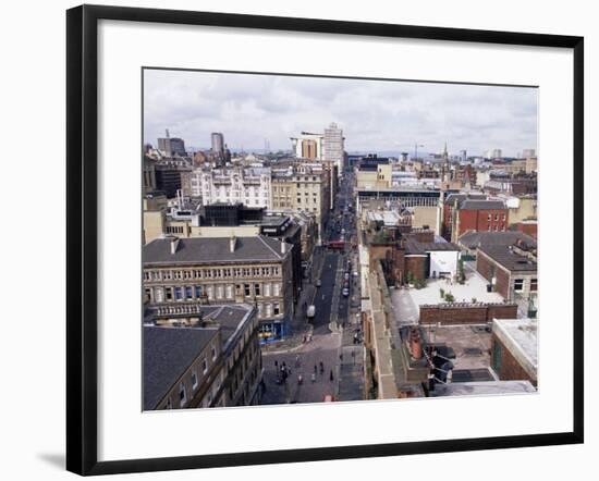 City Centre Skyline, Glasgow, Scotland, United Kingdom-Yadid Levy-Framed Photographic Print