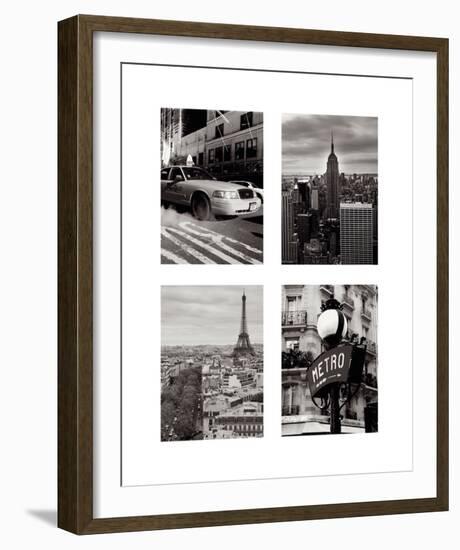 City Composite-Joseph Eta-Framed Art Print