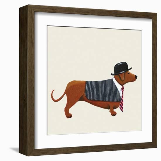 City Dog I-Kate Mawdsley-Framed Giclee Print