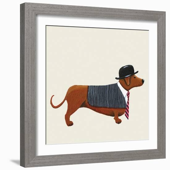 City Dog I-Kate Mawdsley-Framed Giclee Print