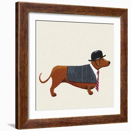 City Dog I-Kate Mawdsley-Framed Giclee Print