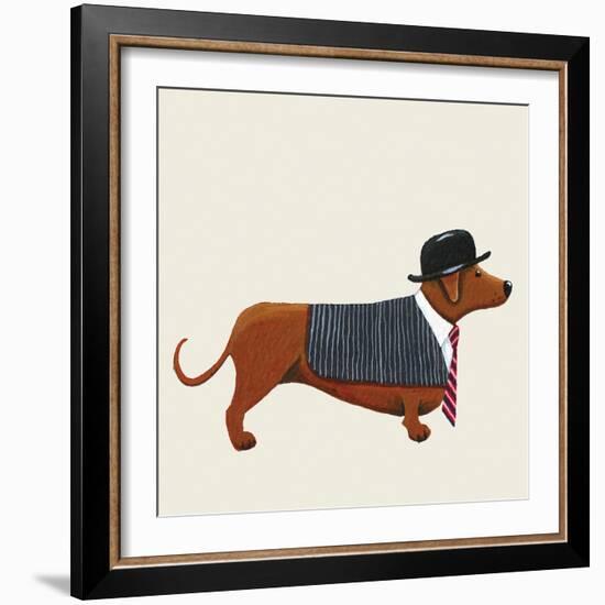 City Dog I-Kate Mawdsley-Framed Giclee Print