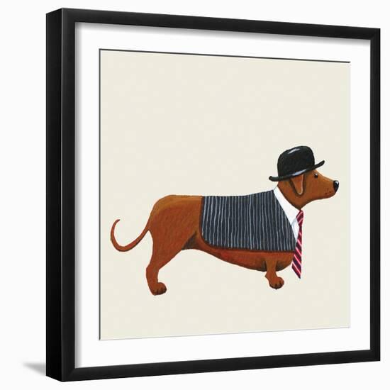 City Dog I-Kate Mawdsley-Framed Giclee Print