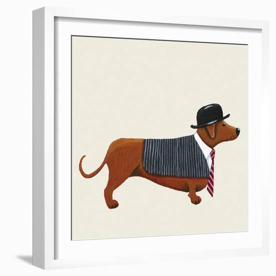 City Dog I-Kate Mawdsley-Framed Giclee Print