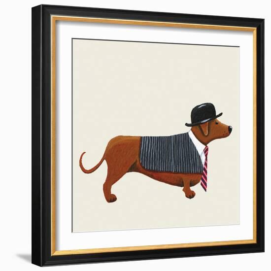 City Dog I-Kate Mawdsley-Framed Giclee Print