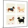 City Dogs and Country Dogs-Kate Mawdsley-Mounted Art Print