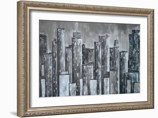 City Eclipse-Gina Ritter-Framed Art Print