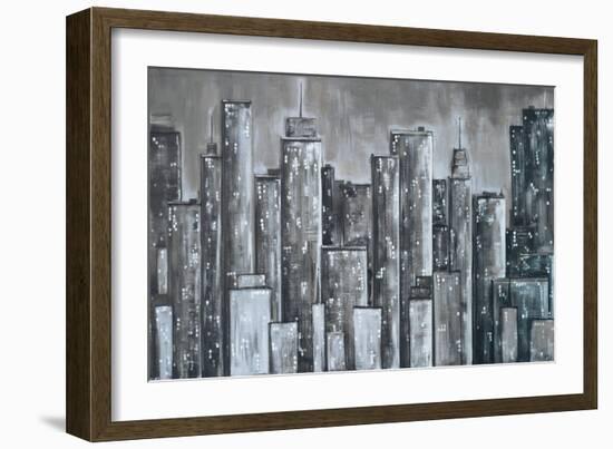 City Eclipse-Gina Ritter-Framed Art Print
