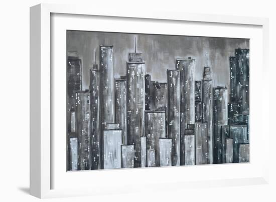 City Eclipse-Gina Ritter-Framed Art Print