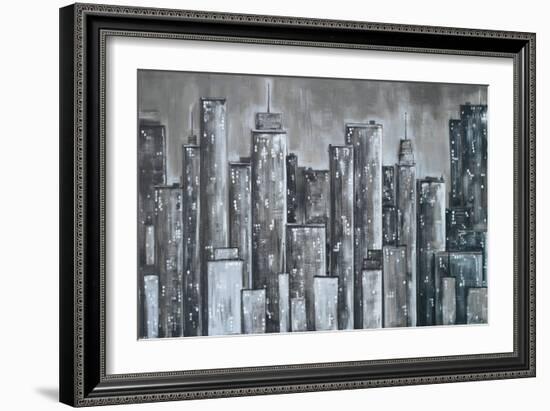 City Eclipse-Gina Ritter-Framed Art Print