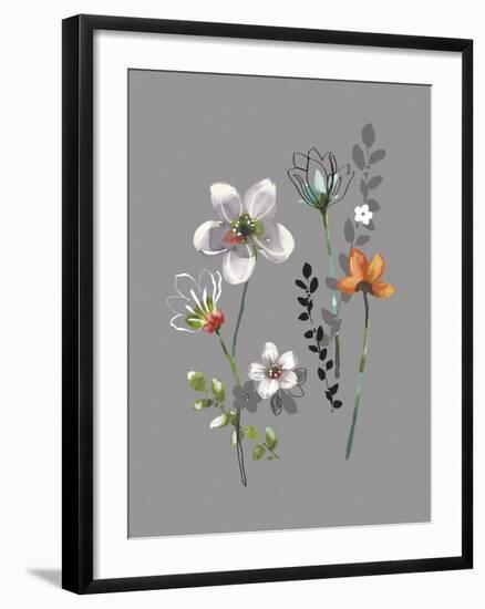 City Flowers V-Sandra Jacobs-Framed Giclee Print