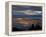 City from Grouse Mountain at Sunset, North Vancouver, Vancouver, Canada-Lawrence Worcester-Framed Premier Image Canvas