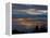 City from Grouse Mountain at Sunset, North Vancouver, Vancouver, Canada-Lawrence Worcester-Framed Premier Image Canvas