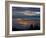 City from Grouse Mountain at Sunset, North Vancouver, Vancouver, Canada-Lawrence Worcester-Framed Photographic Print