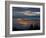 City from Grouse Mountain at Sunset, North Vancouver, Vancouver, Canada-Lawrence Worcester-Framed Photographic Print