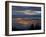 City from Grouse Mountain at Sunset, North Vancouver, Vancouver, Canada-Lawrence Worcester-Framed Photographic Print