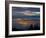 City from Grouse Mountain at Sunset, North Vancouver, Vancouver, Canada-Lawrence Worcester-Framed Photographic Print