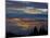 City from Grouse Mountain at Sunset, North Vancouver, Vancouver, Canada-Lawrence Worcester-Mounted Photographic Print