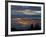 City from Grouse Mountain at Sunset, North Vancouver, Vancouver, Canada-Lawrence Worcester-Framed Photographic Print