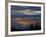 City from Grouse Mountain at Sunset, North Vancouver, Vancouver, Canada-Lawrence Worcester-Framed Photographic Print