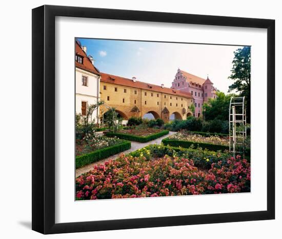 City Gate Amberg Germany-null-Framed Art Print