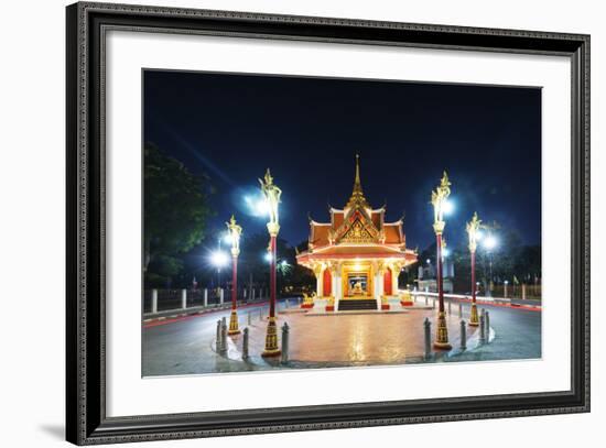 City Gate, Kanchanaburi, Thailand, Southeast Asia, Asia-Christian Kober-Framed Photographic Print