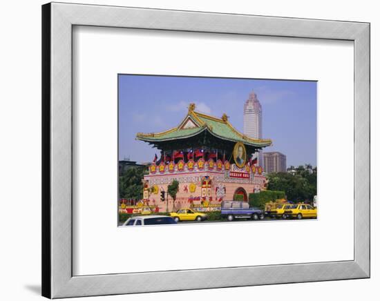 City Gate on Chungshan Road, Taipei, Taiwan-Charles Bowman-Framed Photographic Print