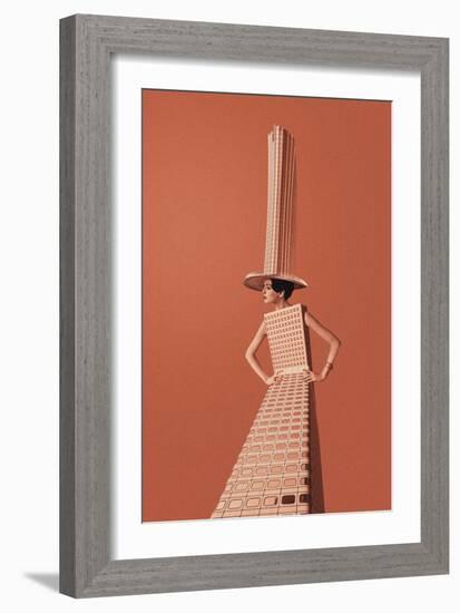 City girl-Maarten Leon-Framed Giclee Print