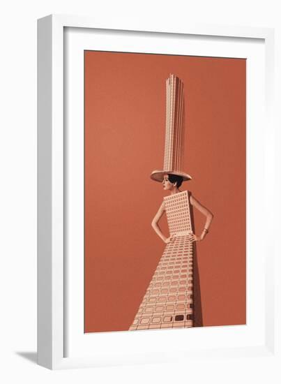 City girl-Maarten Leon-Framed Giclee Print